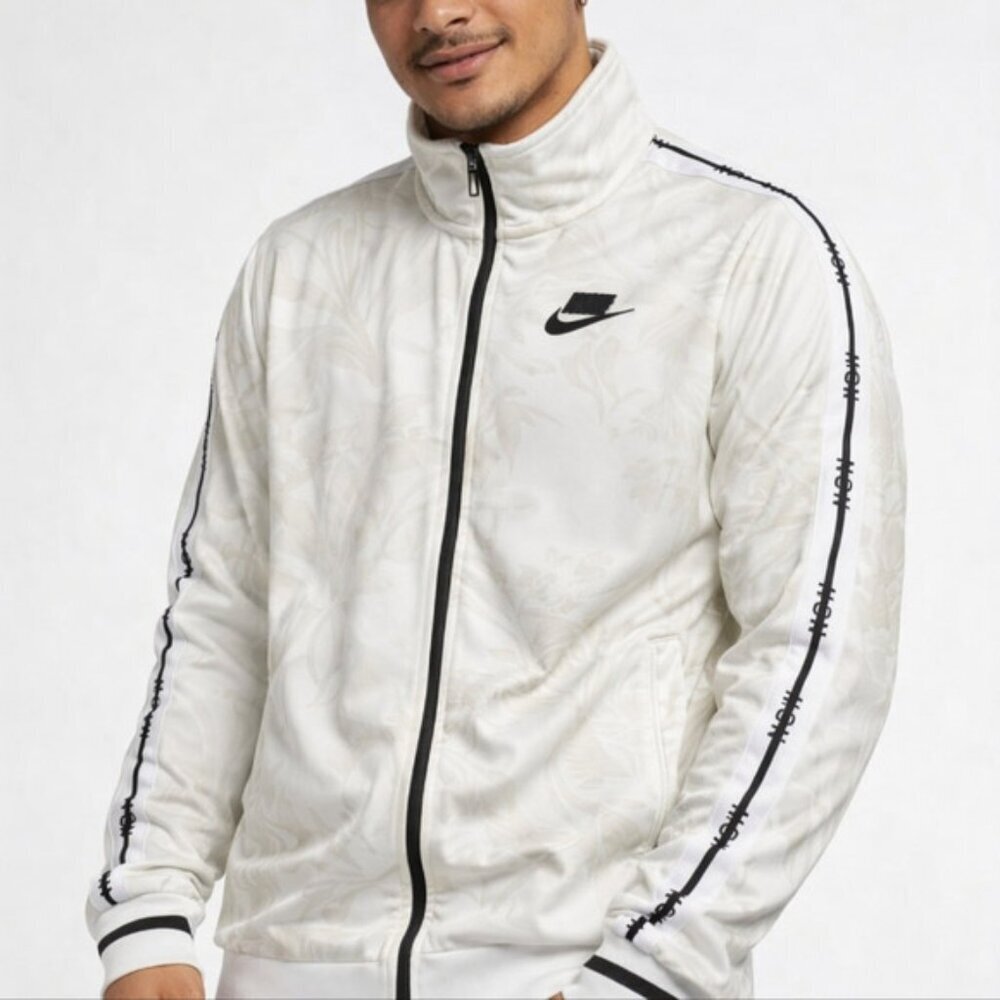 Nike NSW Track Jacket Mens‎ White Floral XXL NWT